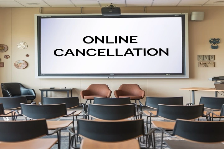 Online cancellation