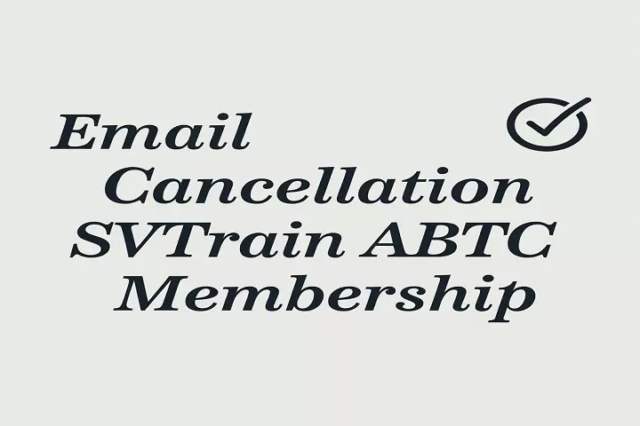 email cancellation