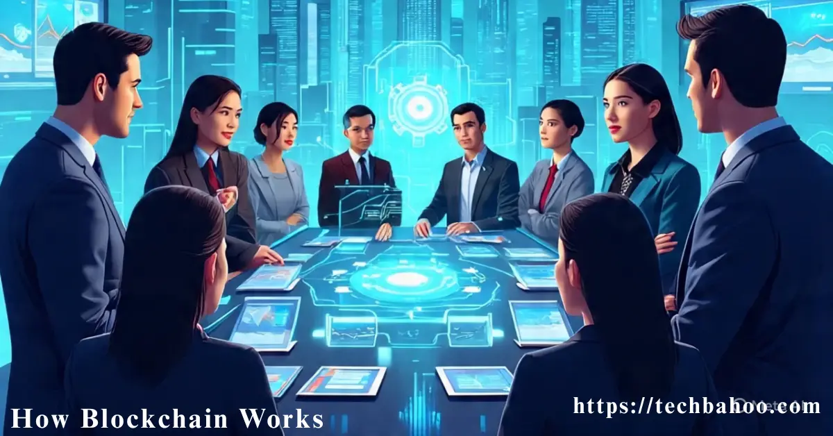 how blockchain works