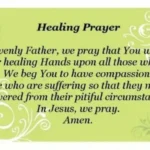 Prayer for Healing