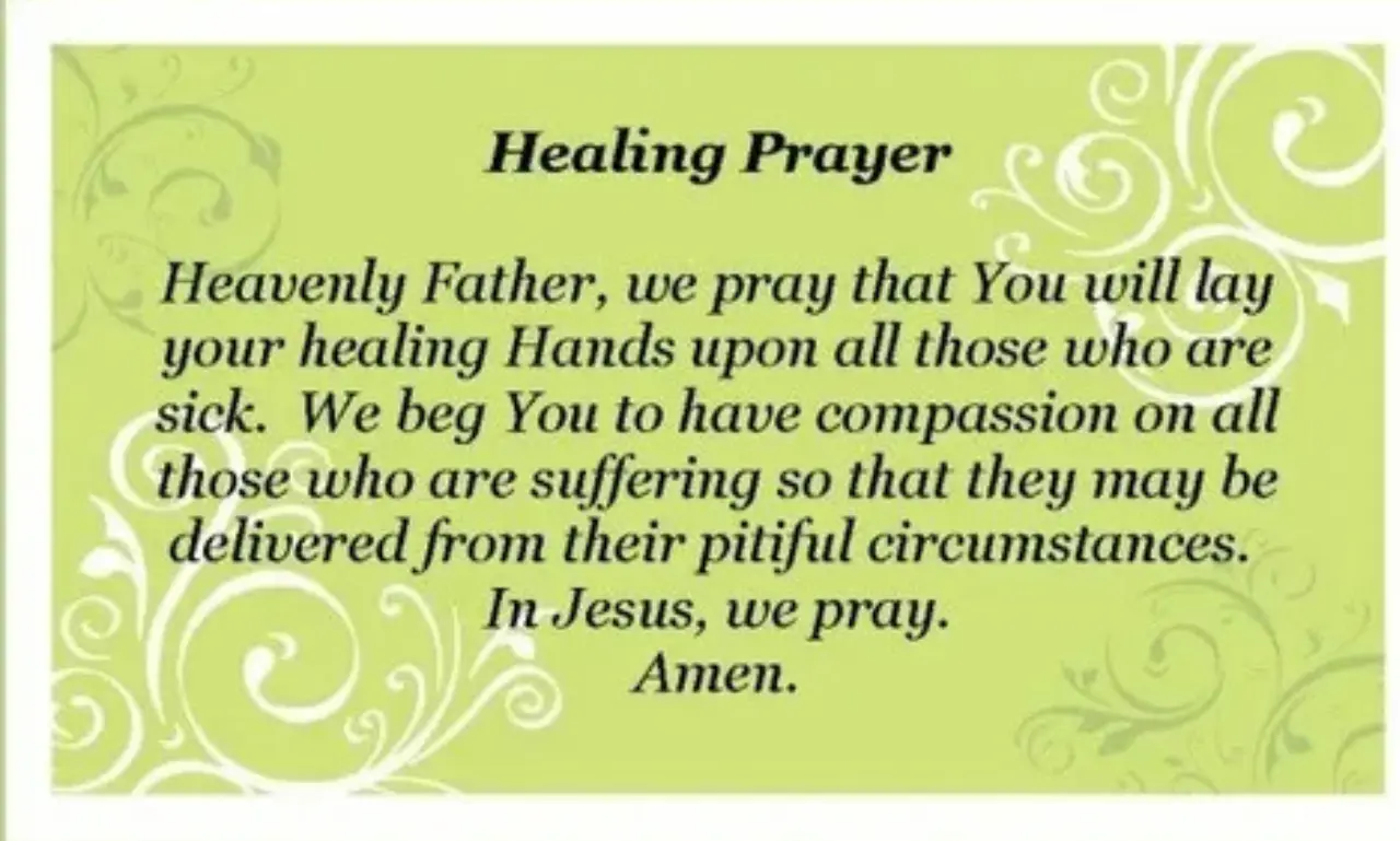 Prayer for Healing