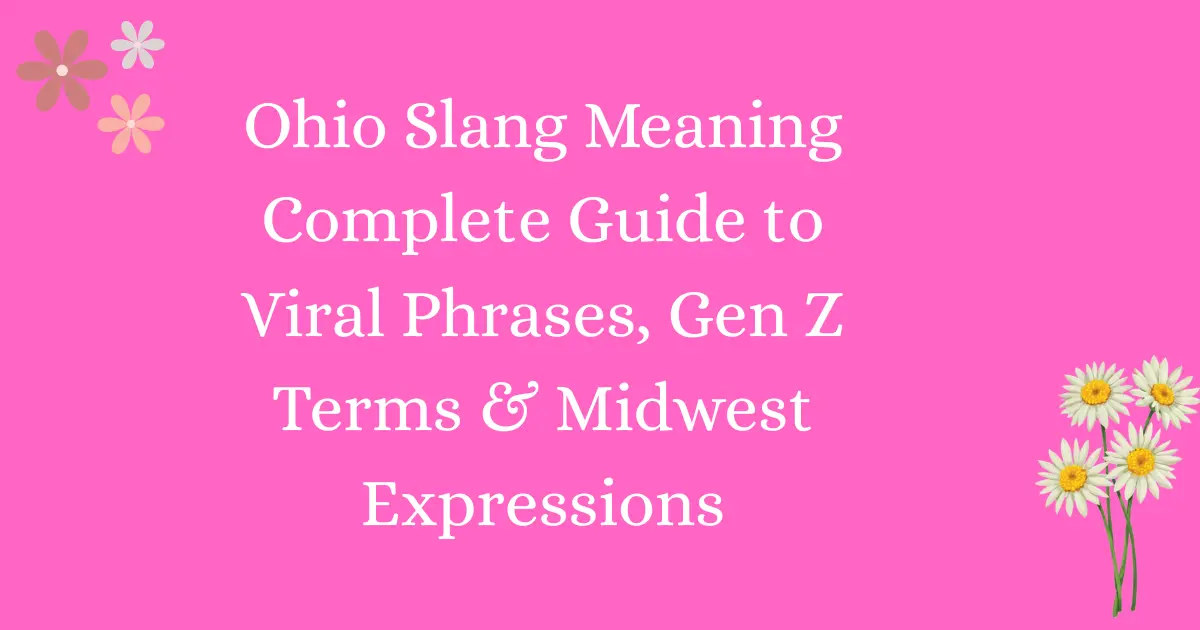 Ohio Slang Meaning