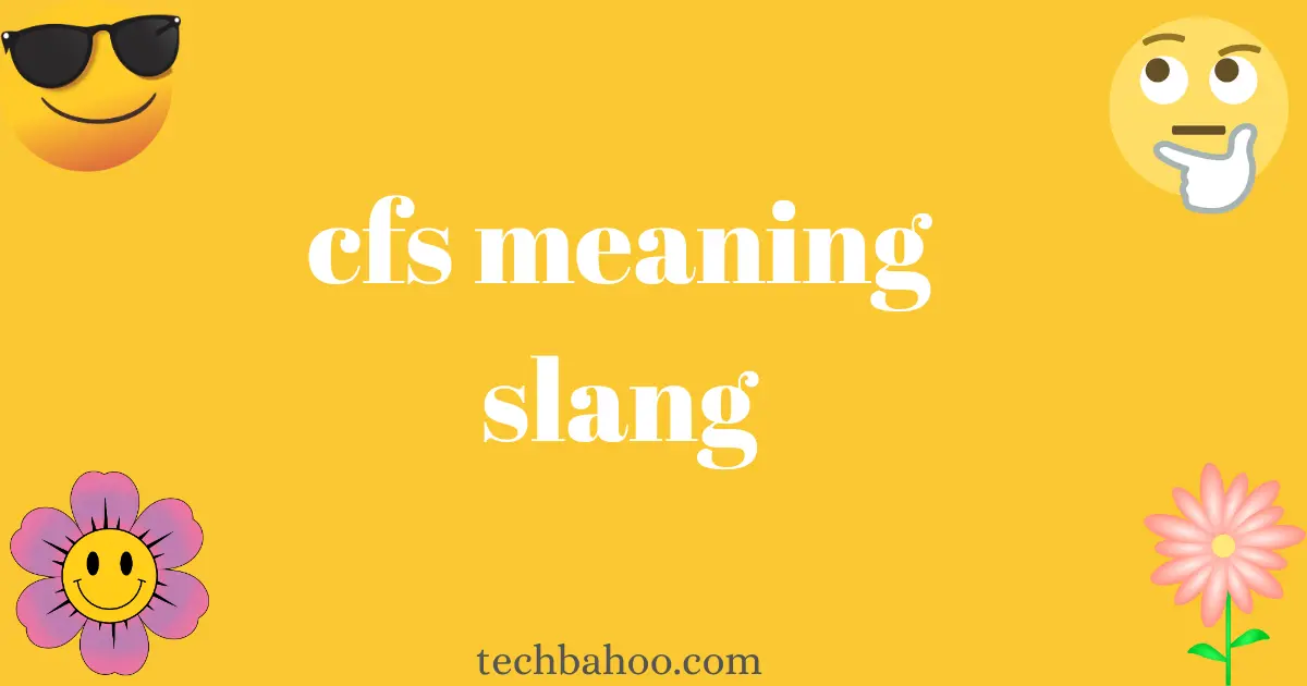 cfs meaning slang