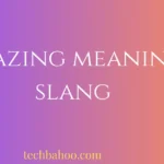 glazing meaning slang