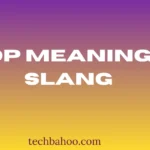 op meaning slang