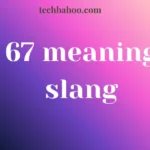 67 meaning slang