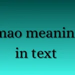 IMAO Meaning in Text