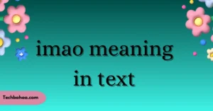 IMAO Meaning in Text