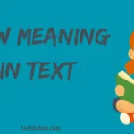 BBW Meaning in Text