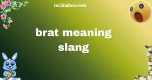 brat meaning slang