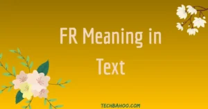 FR Meaning in Text
