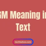 GM Meaning in Text