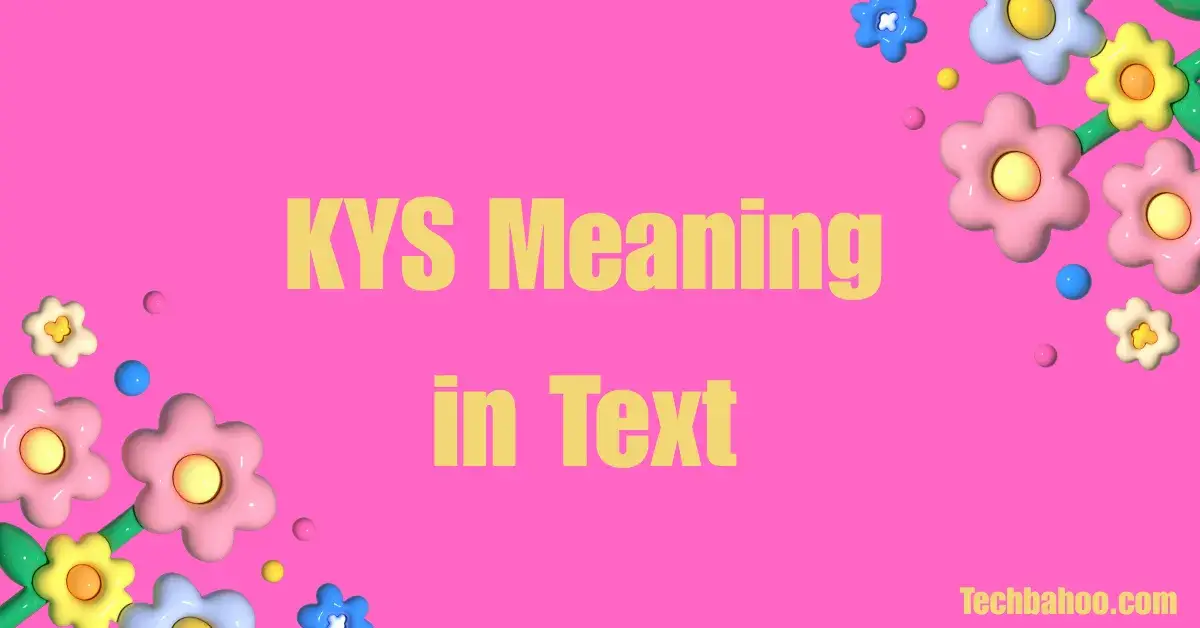 KYS Meaning in Text