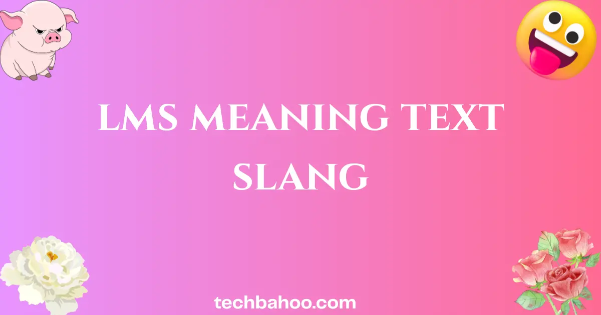 lms meaning text slang