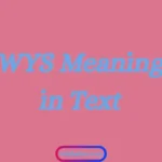 WYS Meaning in Text