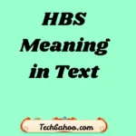 HBS Meaning in Text