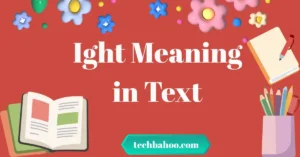 Ight Meaning in Text
