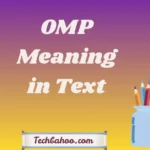 OMP Meaning in Text