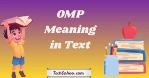 OMP Meaning in Text